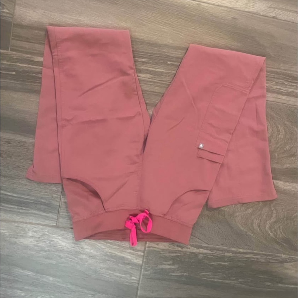Figs salmon pink set XXS